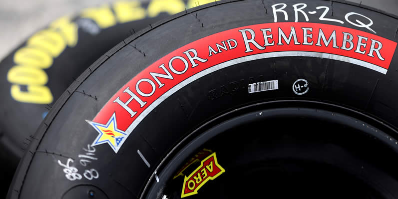 A detailed view of the Honor and Remember logo
