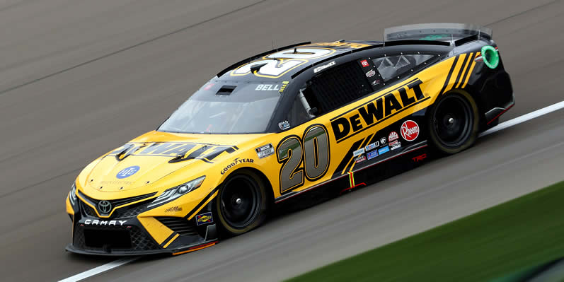 Christopher Bell drives during qualifying