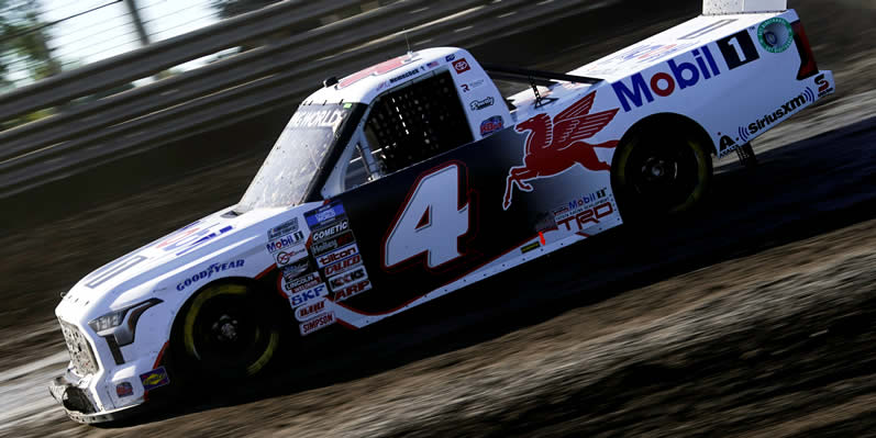 John Hunter Nemechek drives during practice