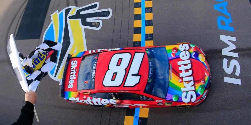 Kyle Busch at ISM Raceway