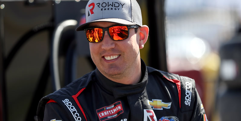 Kyle Busch looks on during practiceeg Oliphant/Getty Images)