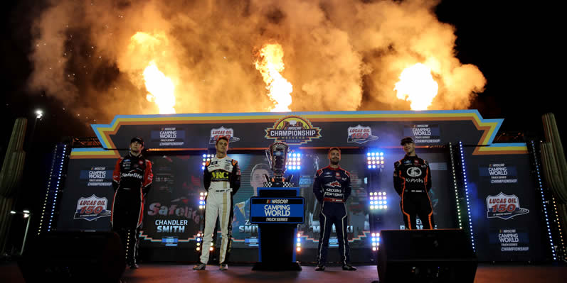 Chandler Smith, Zane Smith,Ty Majeski and Ben Rhodes