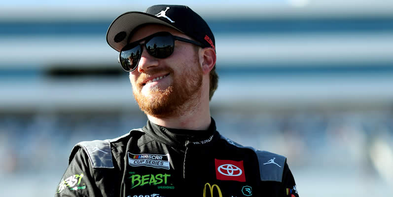 Tyler Reddick waits on the grid during qualifying