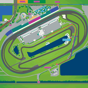 Homestead Miami Speedway seating